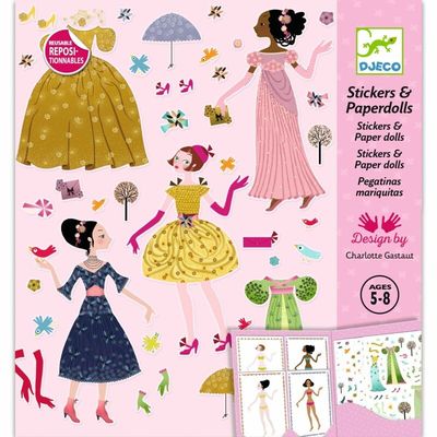 DJECO - Paper dolls - Dresses through the seasons