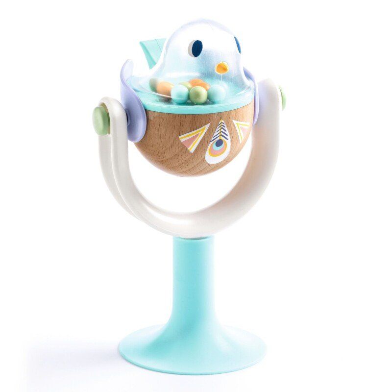 DJECO - Baby White rattle - BabyReversi