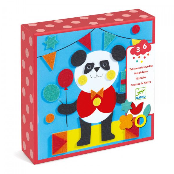 DJECO - Collages - Felt - Gentle creatures