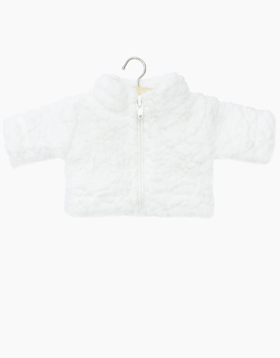 Minikane - Blaise white sherpa jacket