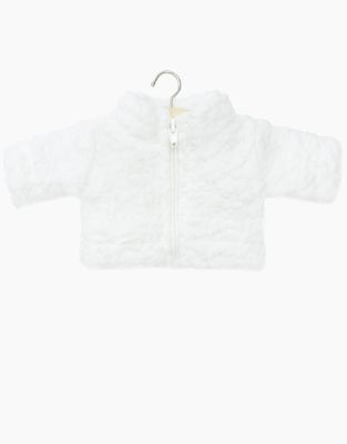 Minikane - Blaise white sherpa jacket