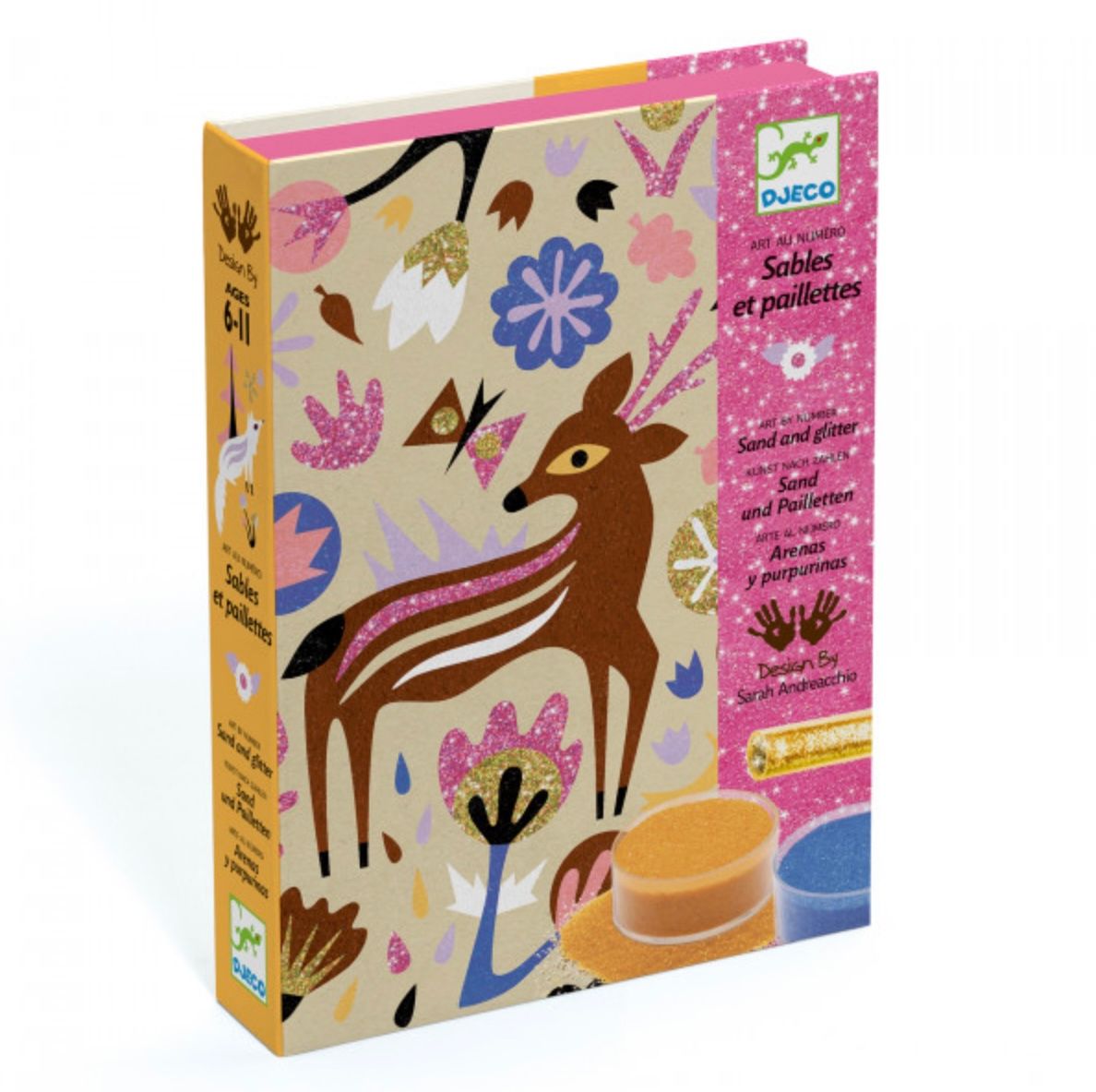 DJECO - Creative sand and glitter crafts - Forest animals