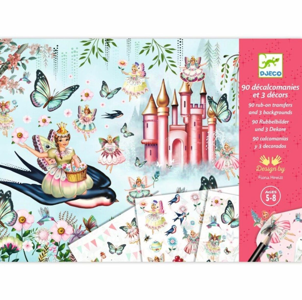 DJECO - Erasable pictures - Fairyland