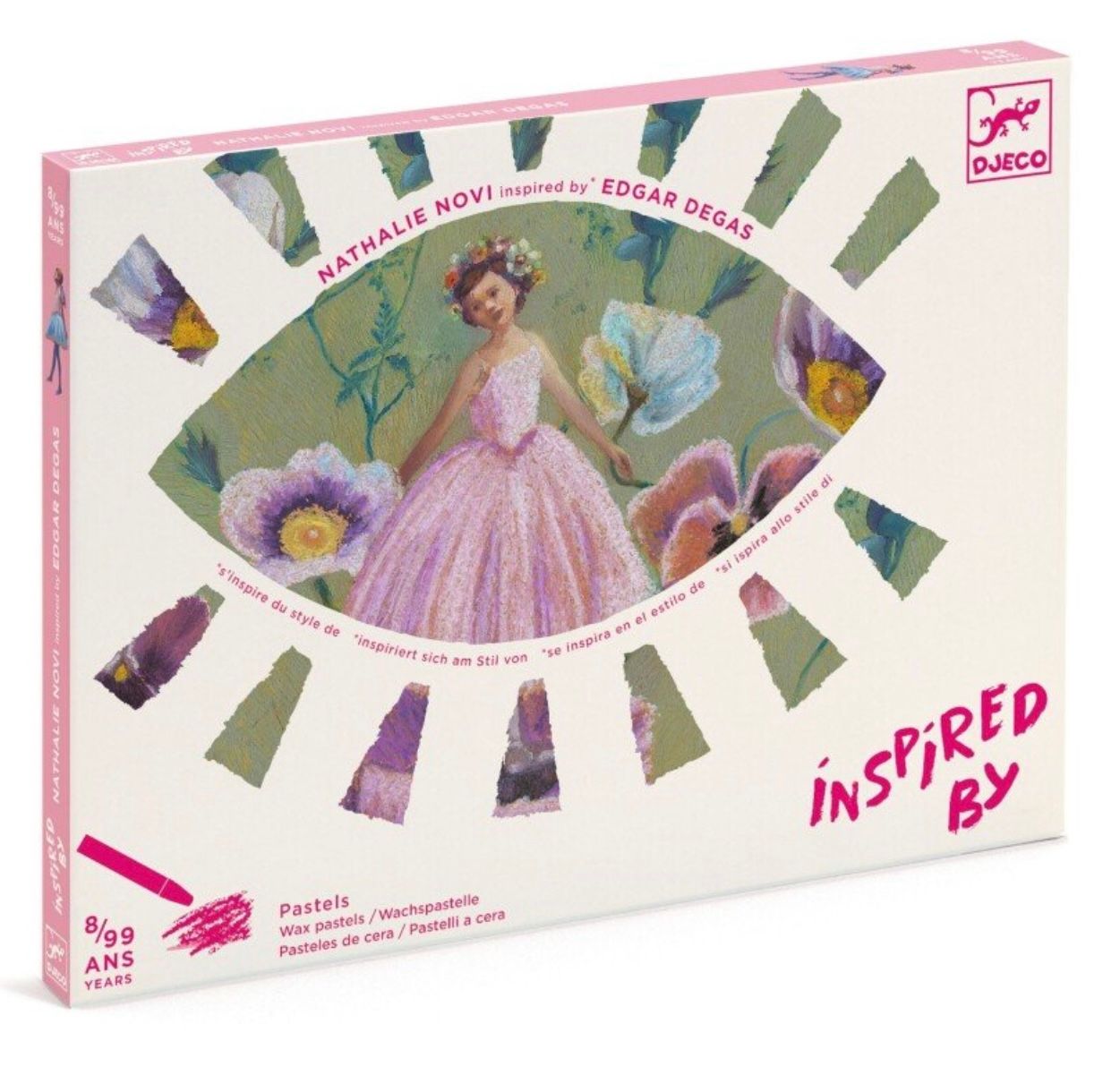 DJECO - Inspiration - Painting with crayons - Ballerina