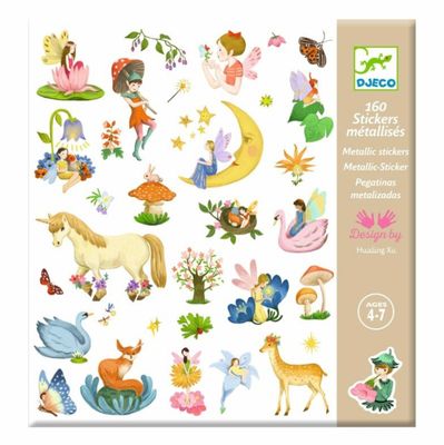 DJECO - Stickers - 160 stickers - Fantazija