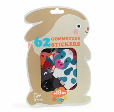 DJECO - Stickers - Farm animals
