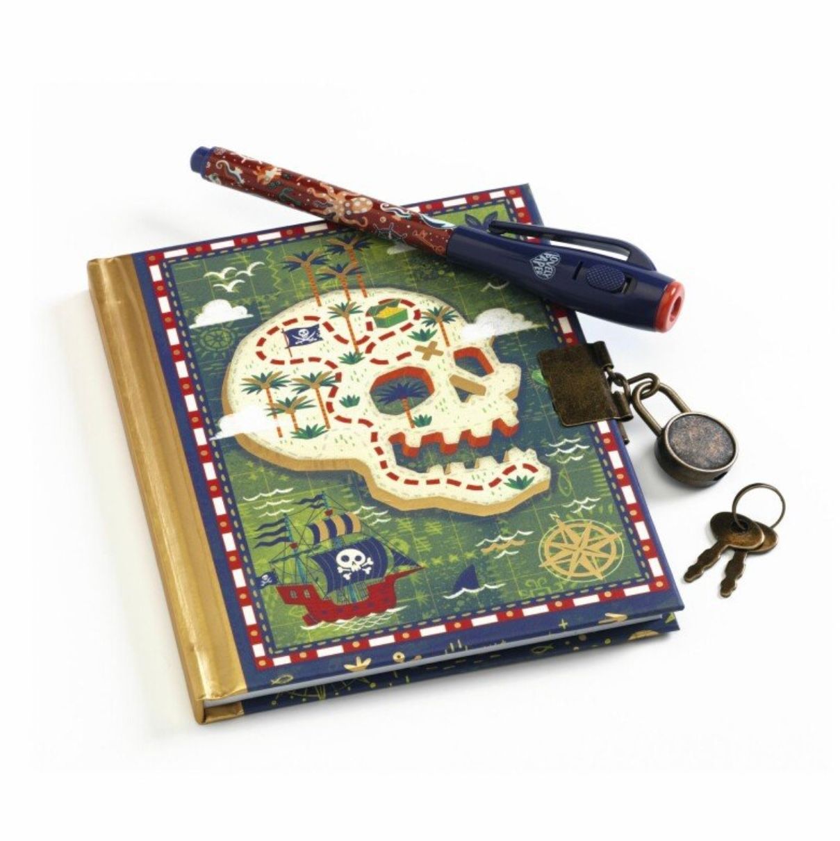 DJECO - Magic Secrets Notebook - Pirates