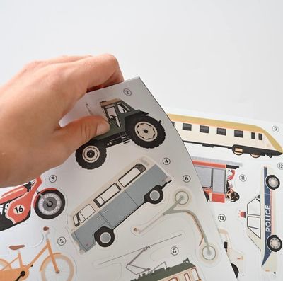 FERFLEX - Magnet game - Land transport (English version)