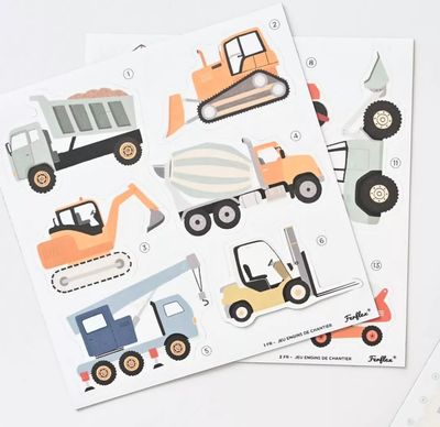 FERFLEX -Magnet set - Construction equipment (English version)
