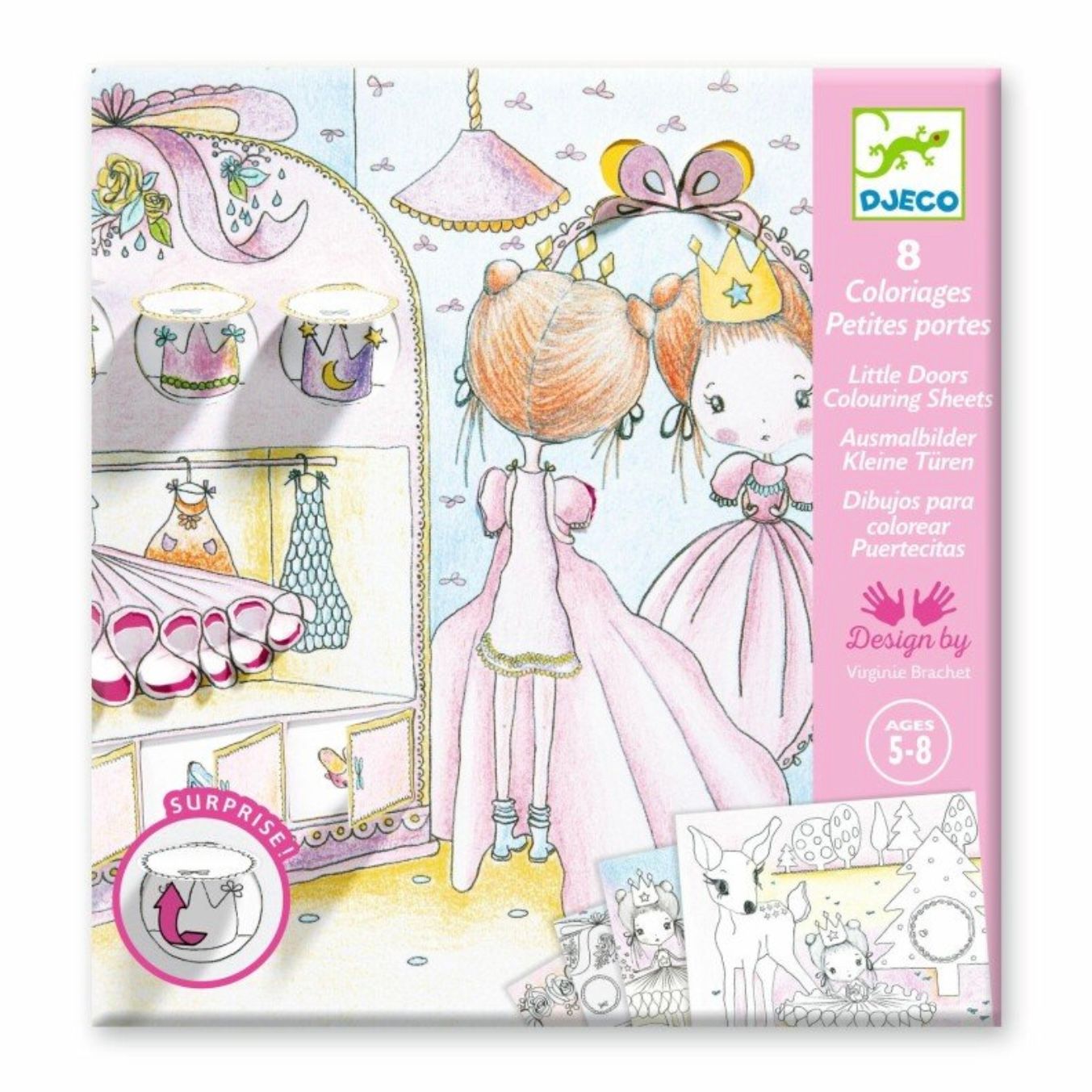 DJECO - Colouring surprises - Small doors