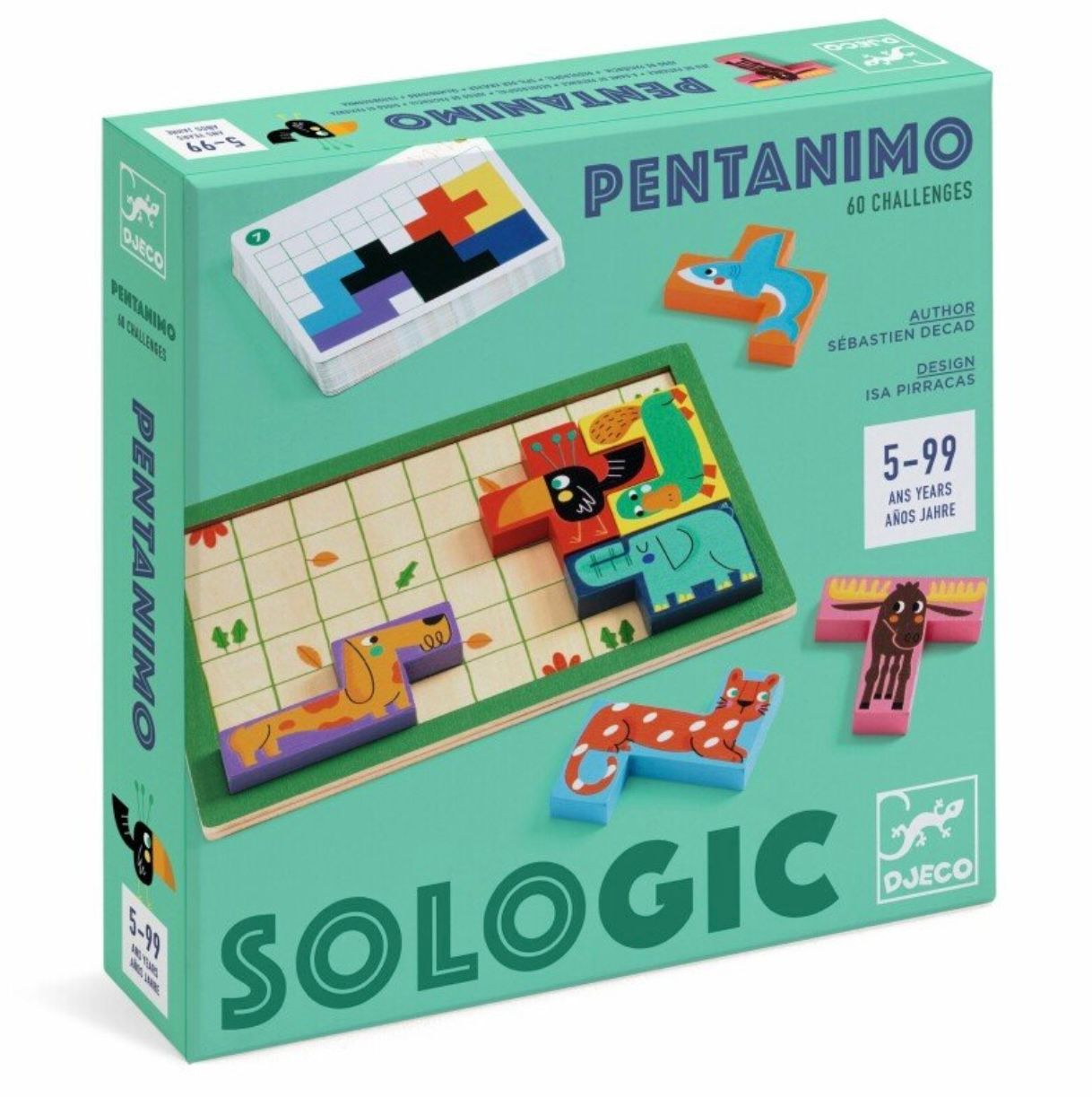 DJECO - Game - Puzzle - Pentanimo