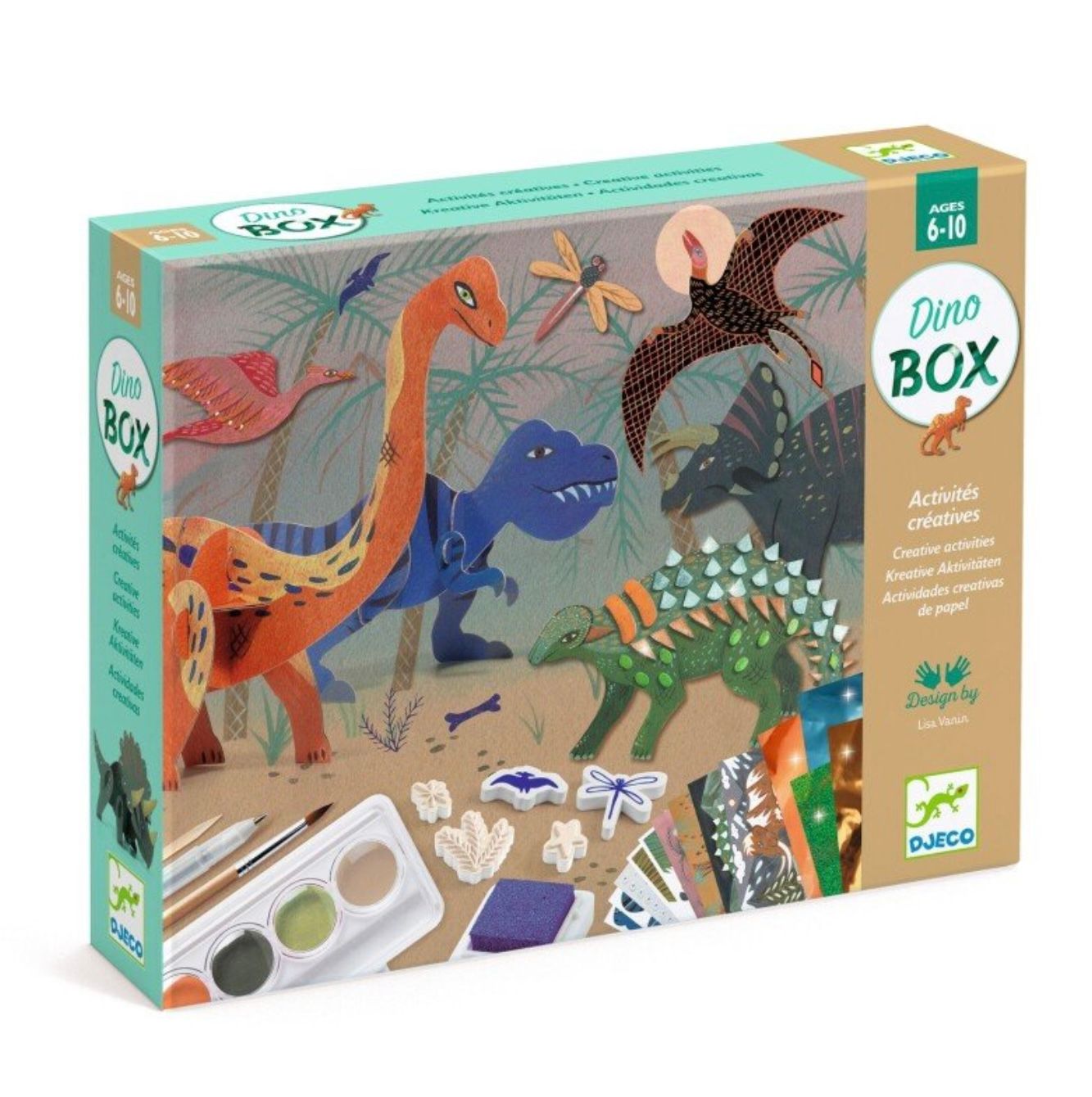 DJECO - Miscellaneous set -The world of dinosaurs