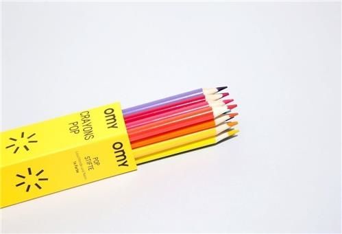 OMY pieštukai  - 16 colored pencils - pop