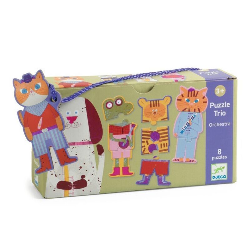 DJECO - Three Piece Puzzle - Orchestra (24 pieces)