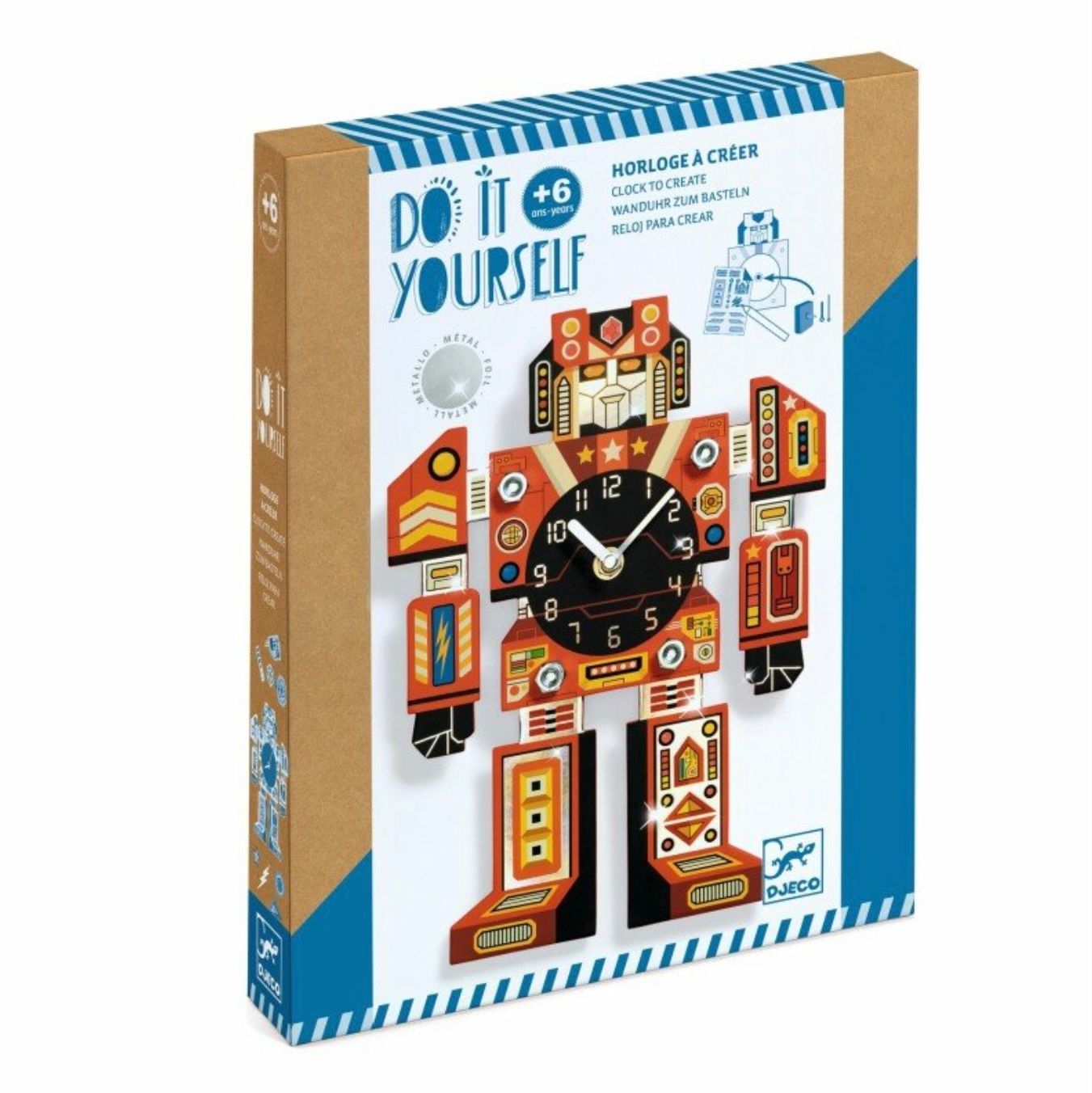 DJECO - DIY - Clock - Robotime