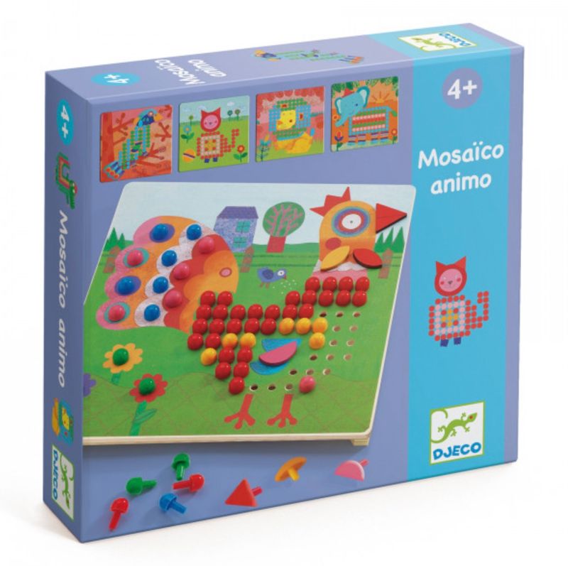 DJECO - Educational toy - Mosaic - Mosaico animo