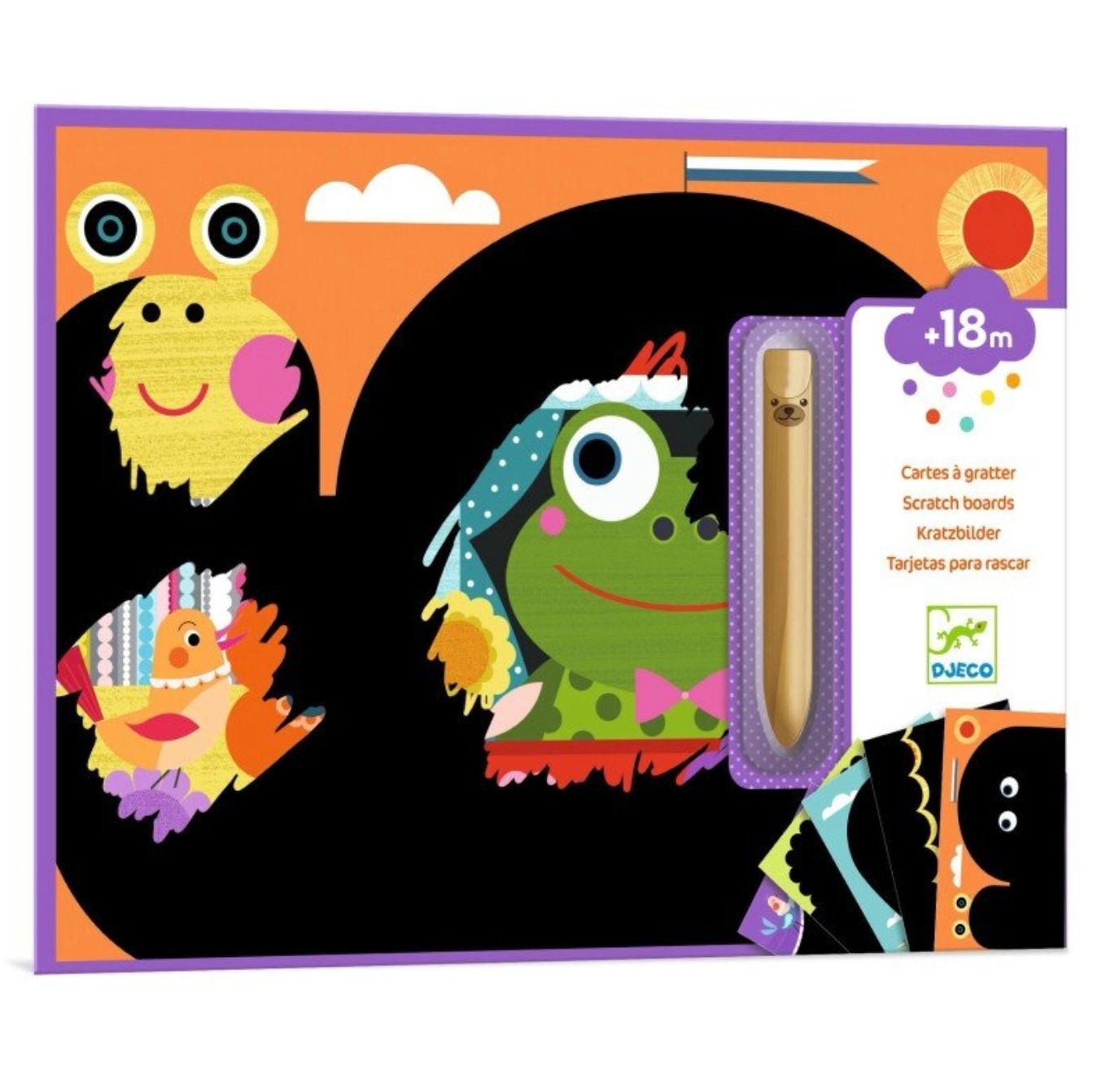 DJECO - Erasable cards - IT IS FUN TO DISCOVER