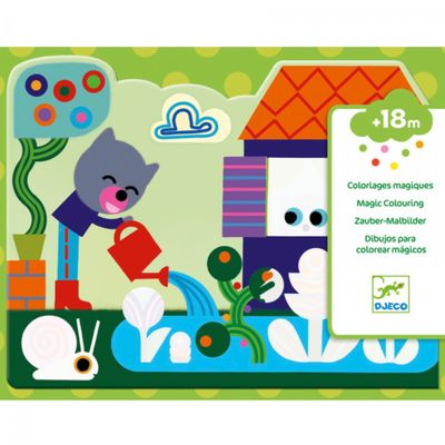 DJECO - Colouring with water - Hidden in the garden