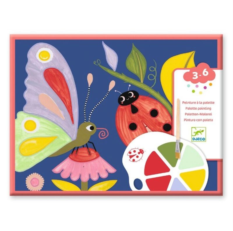DJECO - Palette painting - Creepy Crawlies
