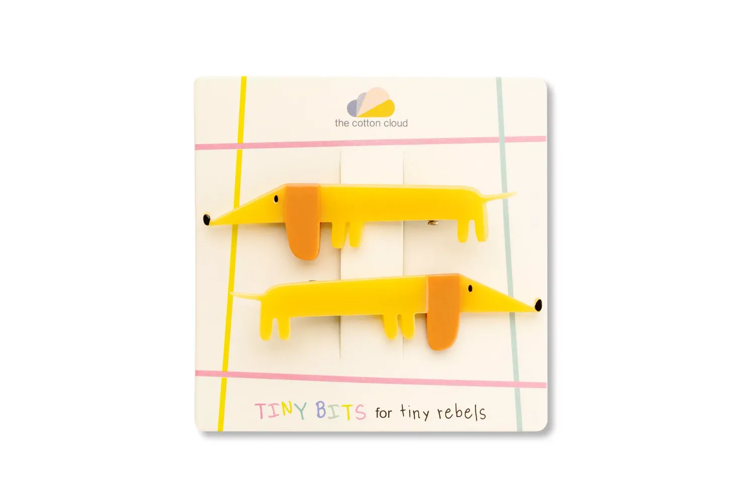 The Cotton Cloud - Hair Pins 3-Set Flying Dog
