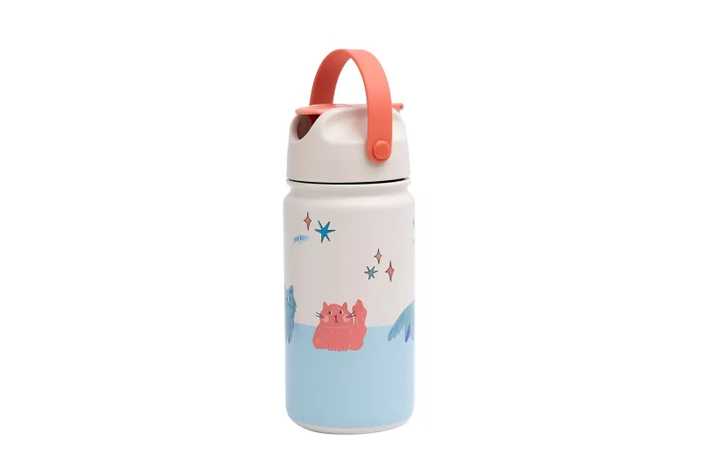 The Cotton Cloud - Insulated Stainless Steel Bottle | Meowtiful Cats