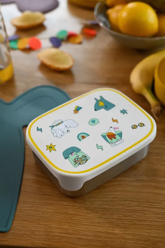 The Cotton Cloud - Stainless steel lunchbox | Funky Dogs