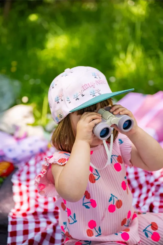 The Cotton Cloud - Summer Cap for Kids | Dancing Hearts