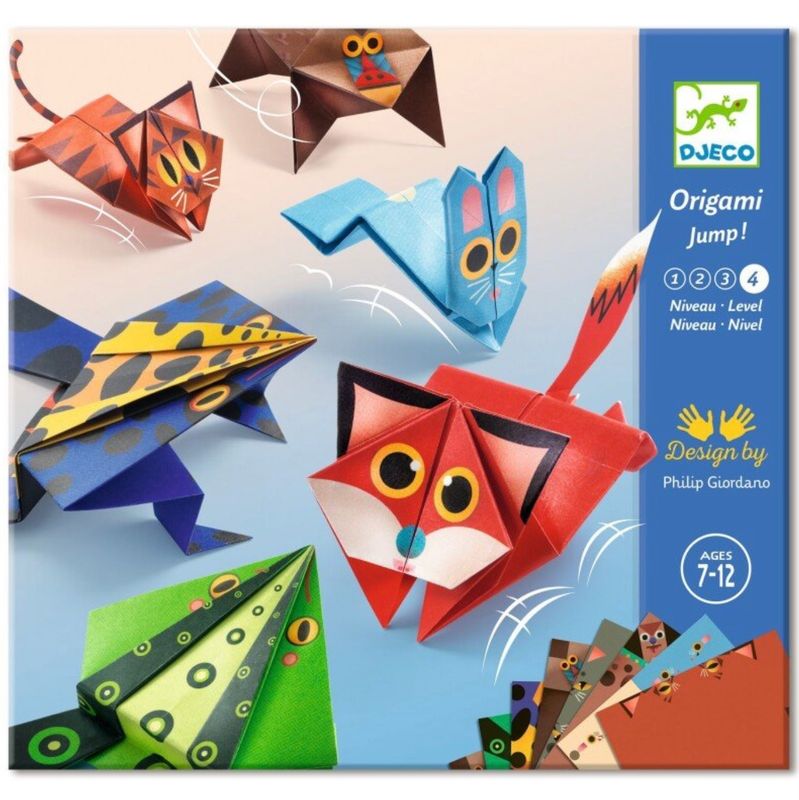 DJECO - Origami set - Jumping animals