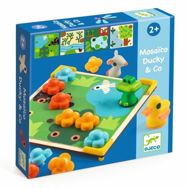 DJECO - Educational toy - Mosaico - Ducky &amp; Co