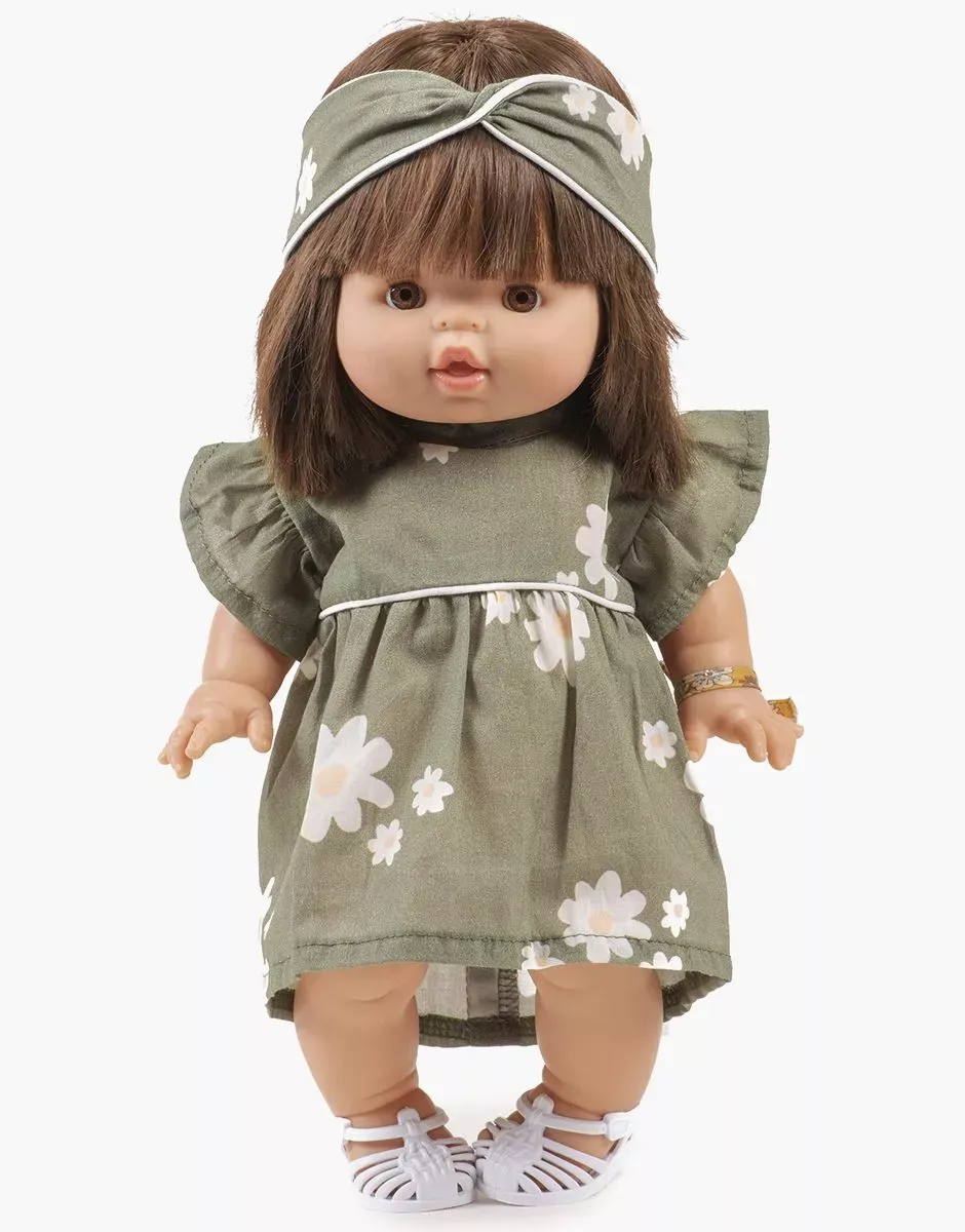 Minikane - GORDIS - Daisy dress and its crossed headband