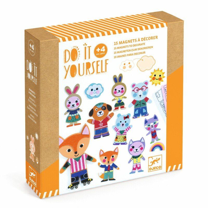 DJECO - DIY - Mosaics &amp; Stickers - Funky family