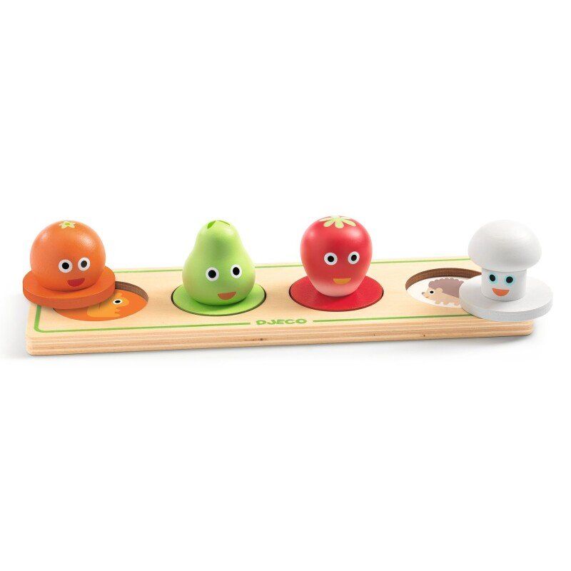 DJECO - Wooden puzzle - Vegi&#39;n&#39;Co