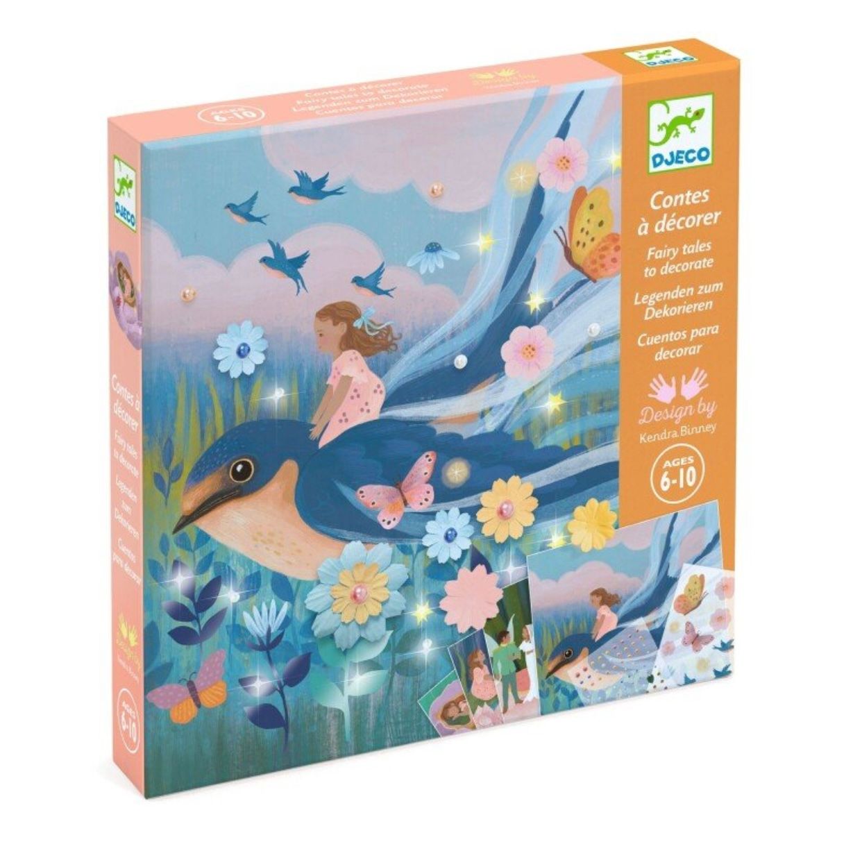 DJECO - Fairy tales to decorate - Thumbelina