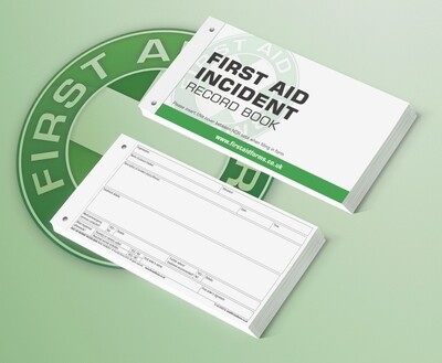 First Aid Incident Record Book
