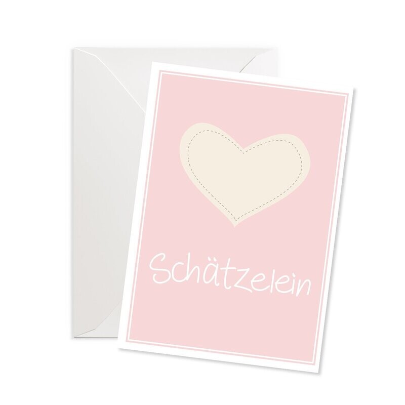 Doppelkarte Schätzelein