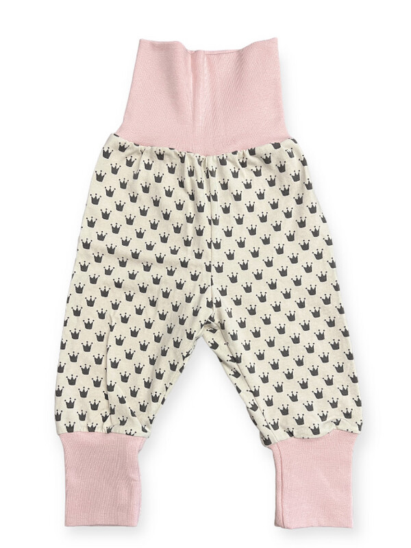 gefütterte Pumphose Prinzessin Kronen Baby Größe 68 gefütterte Pumphose Prinzessin Kronen Baby Größe 68