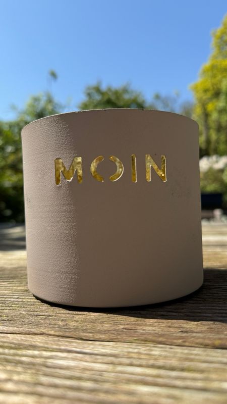 Metallwindlicht Moin Farbe beige Metallwindlicht Moin Farbe beige