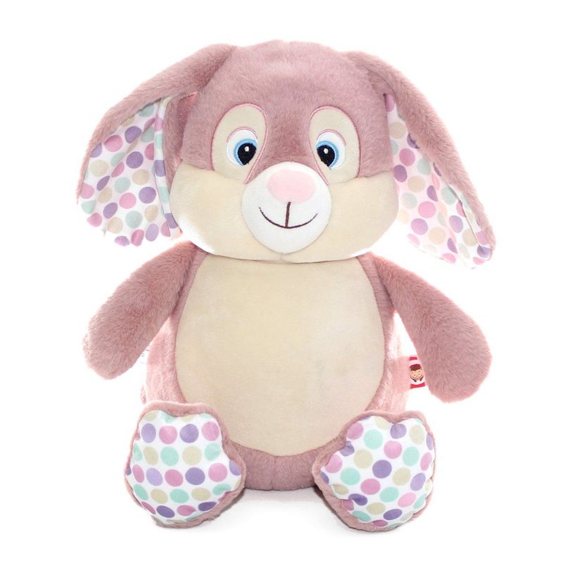 Cubbies® Cubbies® "Hase rosa Punkte" bestickbares Kuscheltier - passend zur Kuscheldecke