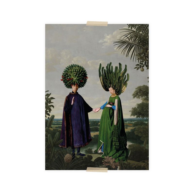 Postkarte - The Arnolfini Portrait