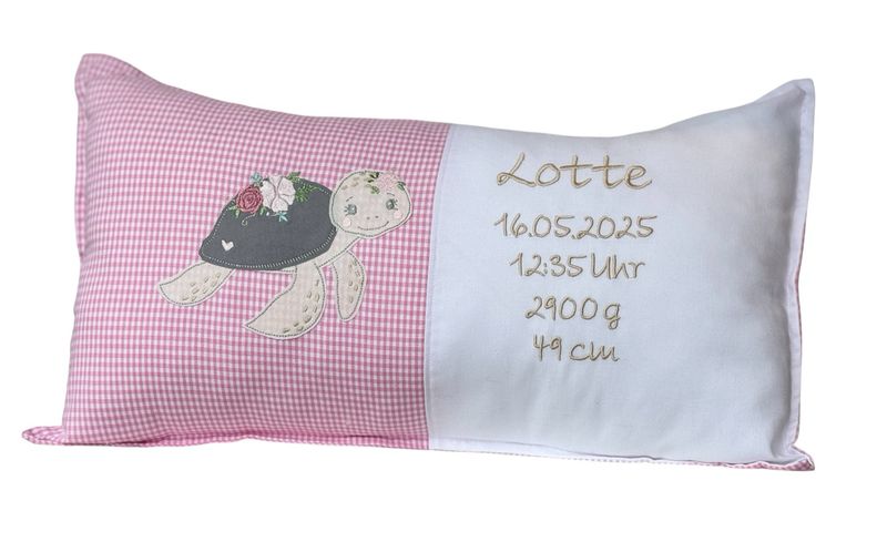 Geburtskissen 30cm x 50 cm Schildkröte Geburtskissen 30cm x 50 cm Schildkröte
