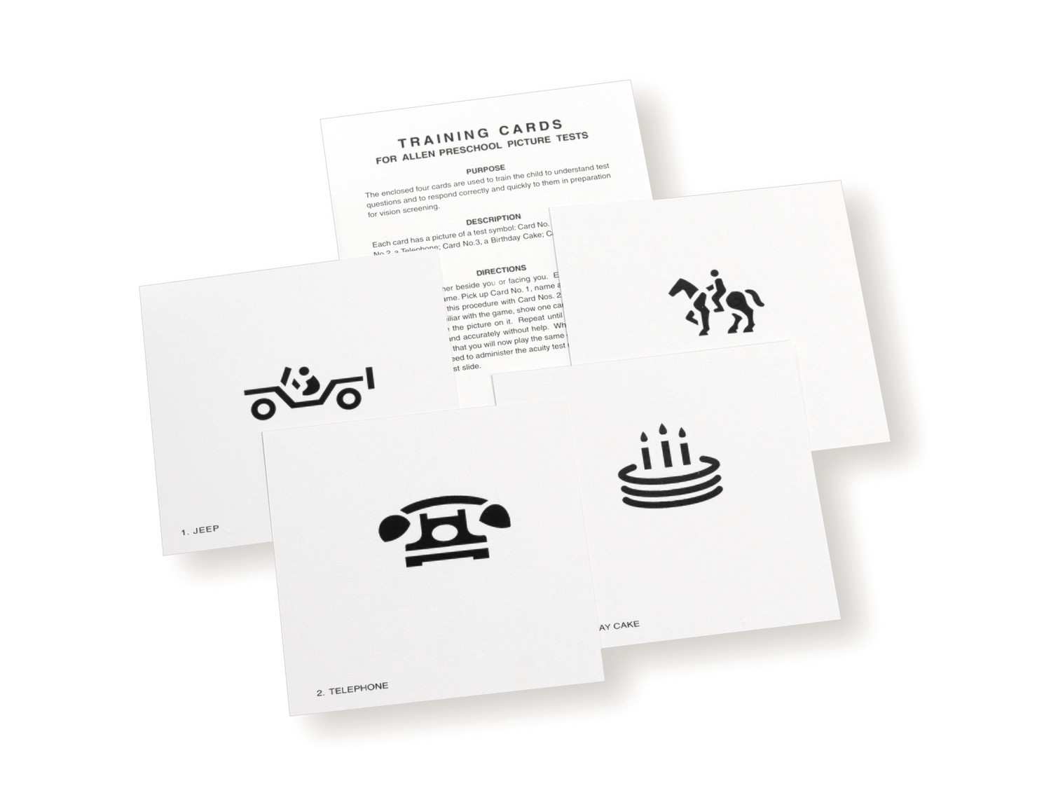 Titmus Allen Picture Training Cards (5 packets)