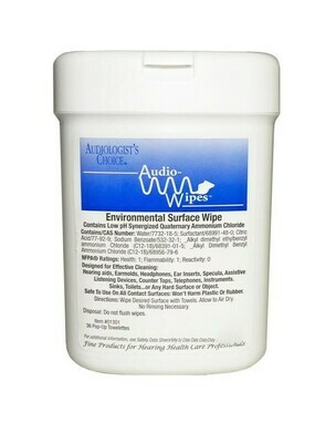 Audio Wipes (36/Canister)