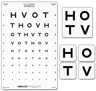Good-Lite HOTV Crowded Chart Set Good-Lite HOTV Crowded Chart Set