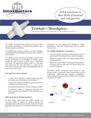TestSafe™ Viral Filter Mouthpiece