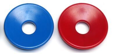 IEC054RB Red and Blue Earphone Cushions (Per Pair)