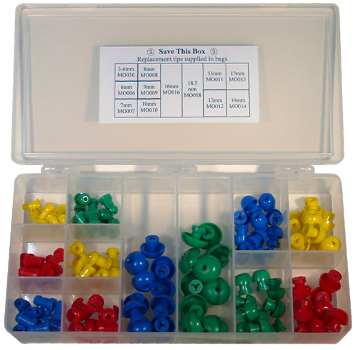 Single Use Eartip Kit MO Series - (120 per Box)