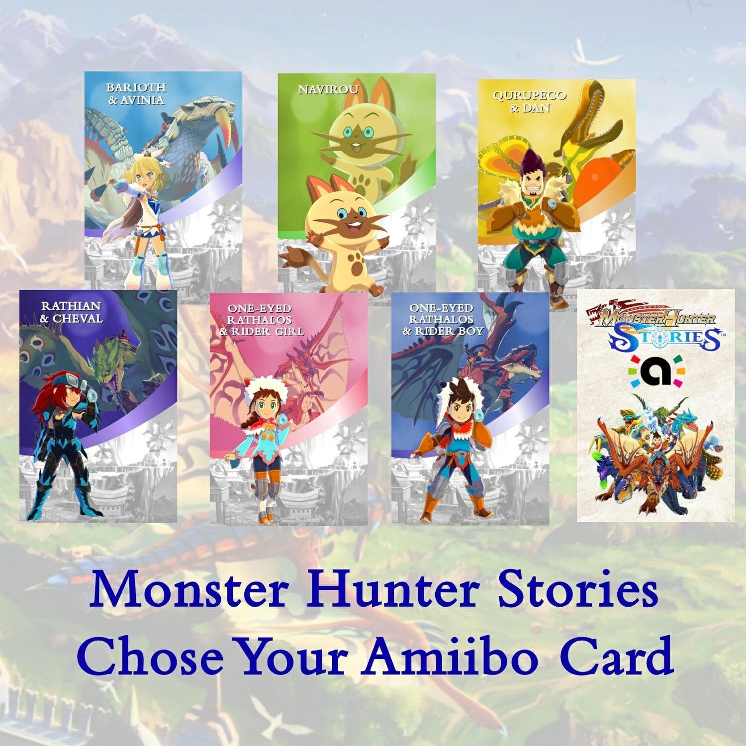 Monster Hunter Stories Amiibo Card
