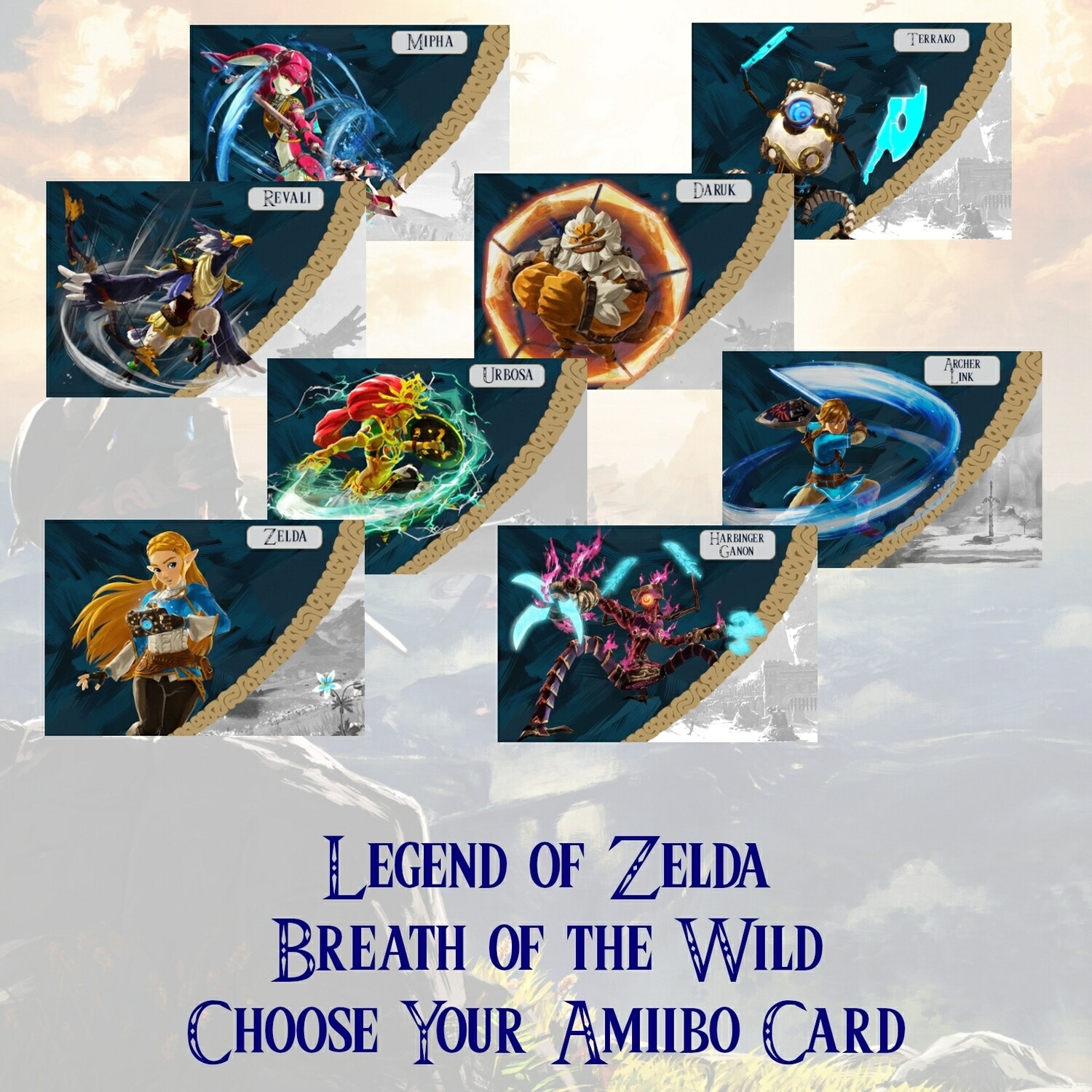 Panorama Panorama i gang Legend of Zelda: Age of Calamity Amiibo Card