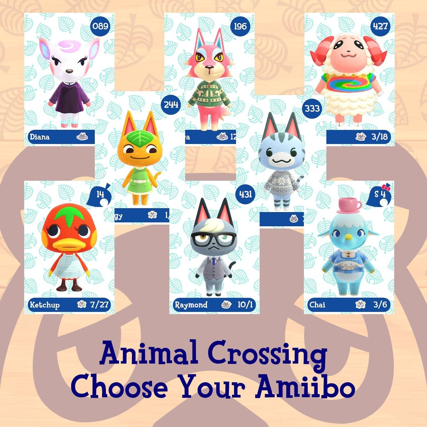 Audie - Villager NFC Card for Animal Crossing New Horizons Amiibo – NFC  Card Store