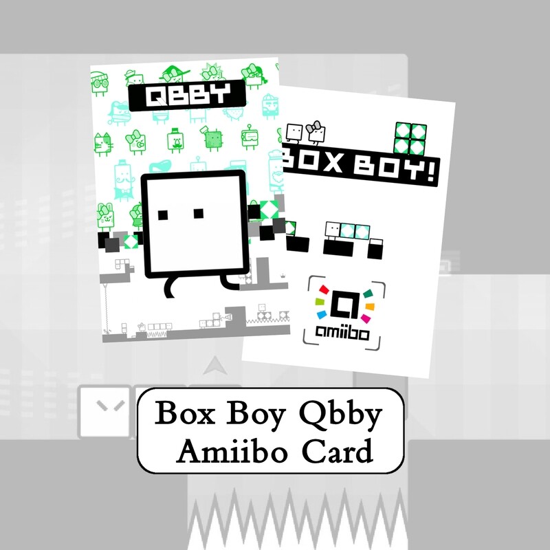 Qbby Box Boy Amiibo Card